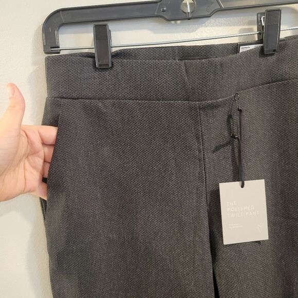 Simply Vera Wang Gray Slim Straight Pants Small Mid Rise - Picture 2 of 9